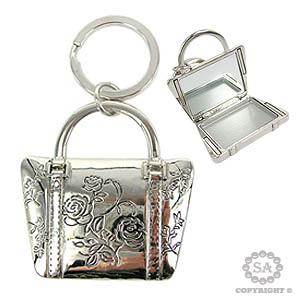 Keychain with cosmetics case