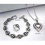 Heart - shaped 
Jewellery Set for Men
