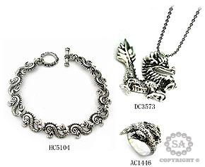 Dragon Jewellery Set  
for Men
