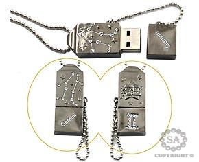 USB Necklace
Gemini with Horoscope