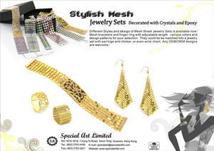 Stylish mesh Jewelry Sets